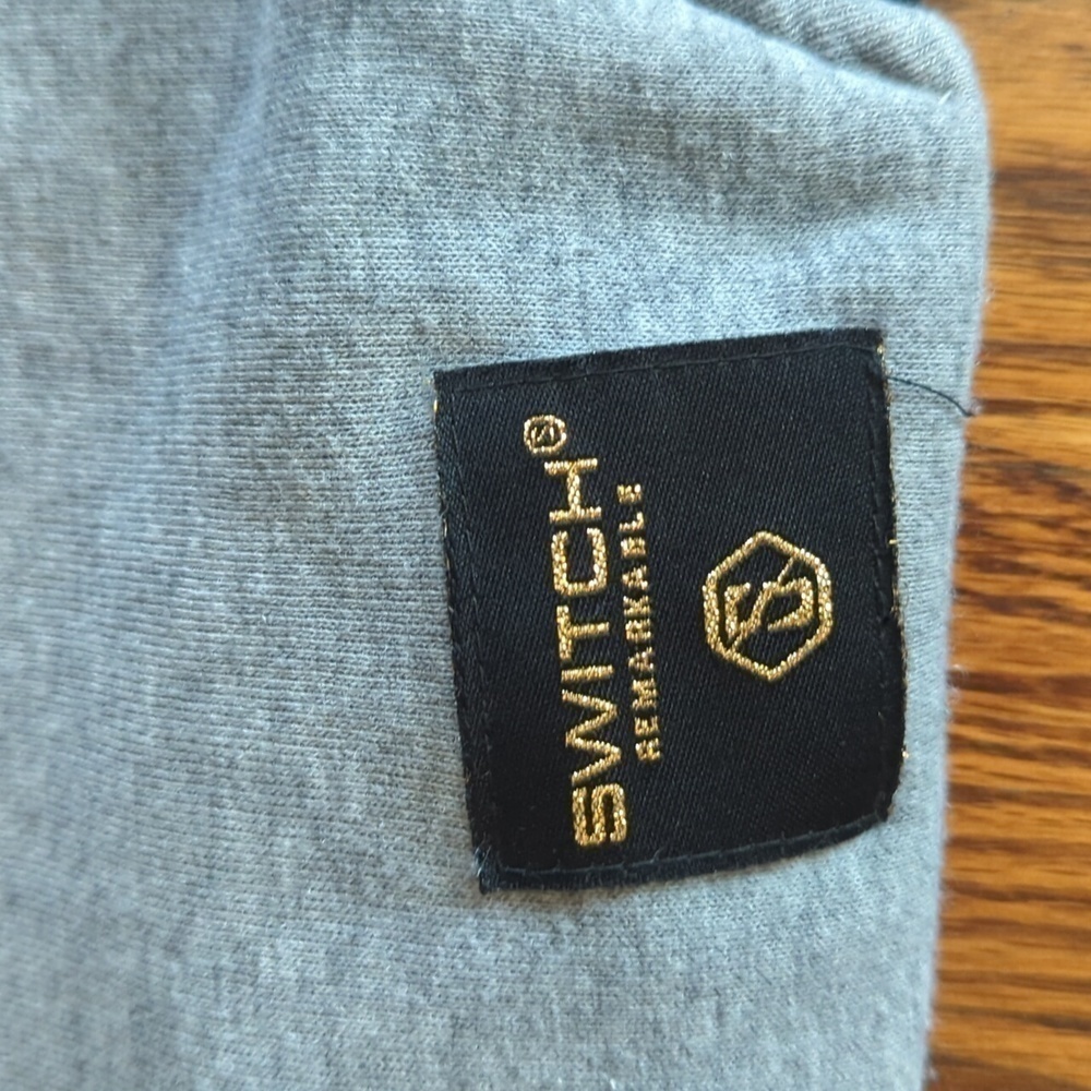 Switch Remarkable Billionaires Club gray zip fleece hoodie with black/gold sz XL - Picture 2 of 10